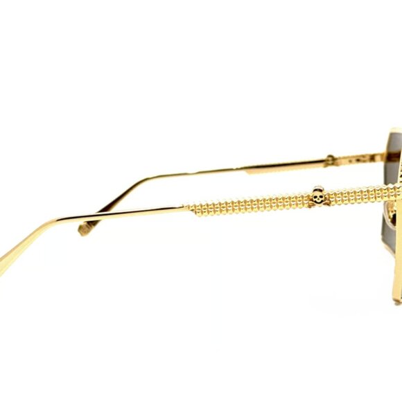 SPP001. Philipp Plein Sunglasses, Yellow Gold, Titanium - Picture 2 of 6